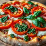 Chimichurri tomato pizza recipe