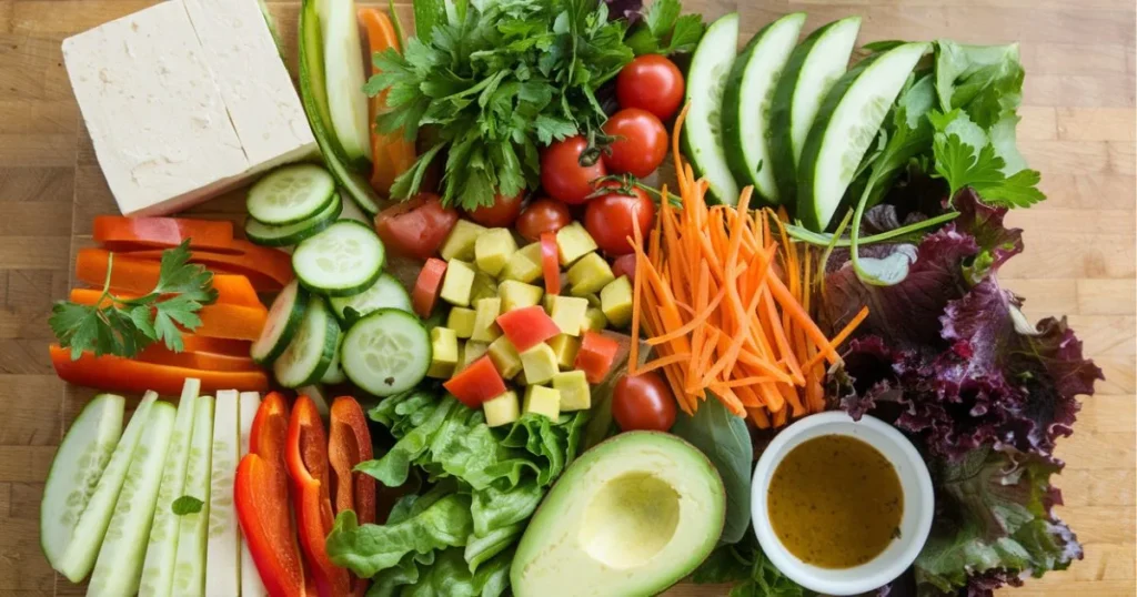 Tofu Salad Ingredients