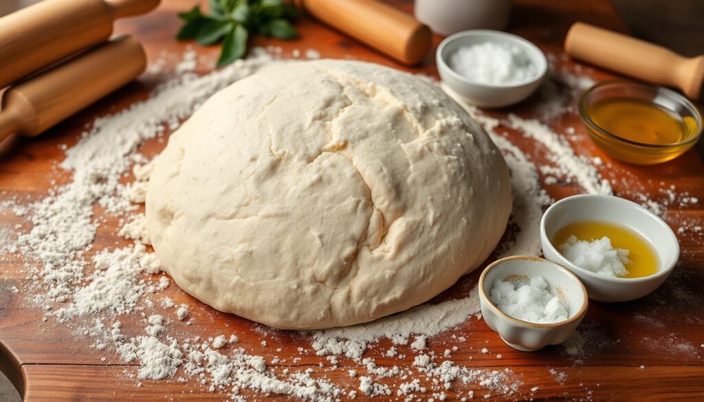 homemade pizza dough