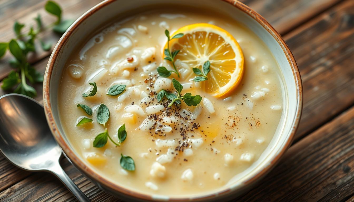 lemon and rice soup recipe